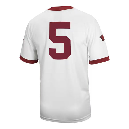 #5 A.Razorbacks Untouchable Football Jersey ¡§C White Stitched American College Jerseys
