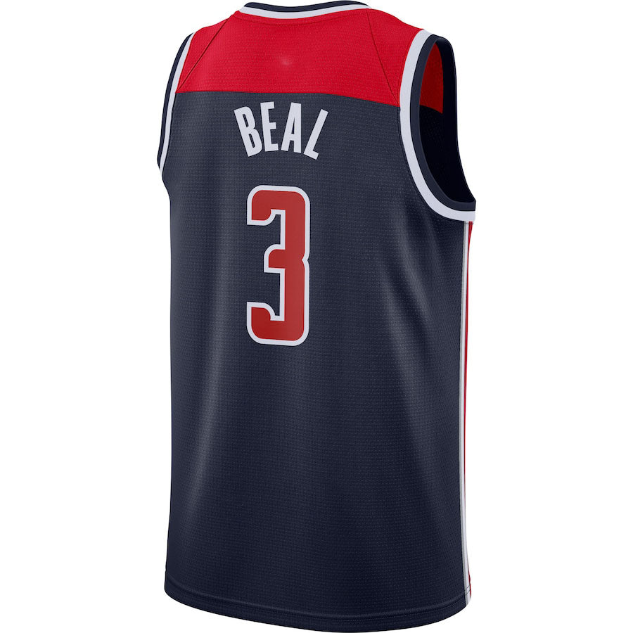 W.Wizards  #3 Bradley Beal Jordan Brand  Swingman Jersey Statement Edition Navy Stitched American Basketball Jersey